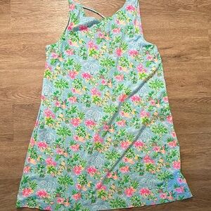 Lilly Pulitzer Disney Dress in Blue and Pink Floral